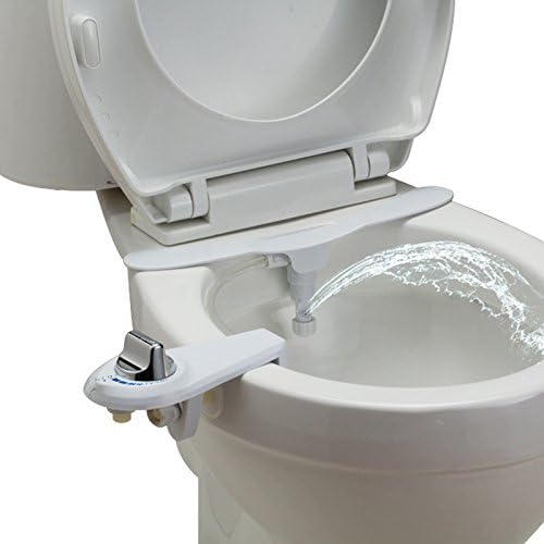 YOJA BIDET YB1 New Way to Install Bidet Attachment, No Need to Uninstall Toilet Seat and Cover, More Comfortable Nozzle,All Metal Tee and Metal Braided Hose