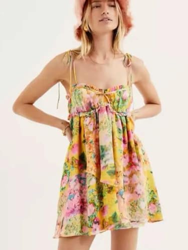 free people tabitha mini dress XS Free People TABITHA Floral MINI DRESS $140 Navy Blue Red