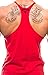 Iwearit Stringer Tank-Top (Red-M) Made in USA