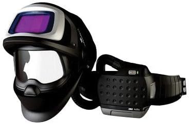 3M Adflo Belt-Mounted Universal Lithium Ion High Efficiency PAPR System With Speedglas 9100 FX-Air Welding Helmet And 5, 8 - 13 Shade 2.8" X 4.2" Speedglas 9100XX Auto Darkening Filter - 1 EA