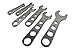ICT Billet 6 piece Billet Aluminum Wrench Set 3 4 6 8 10 12 AN Fittings Thread Lightweight Ergonomic Compact Handle Designed & Manufactured in the USA 551465