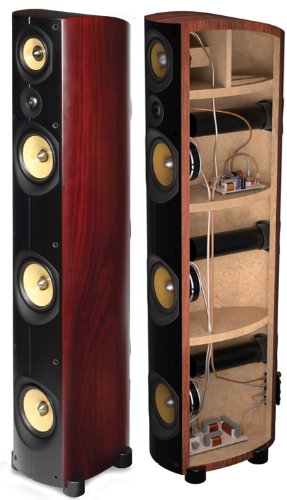 PSB Imagine T2 Floorstanding Speaker - Gloss Black (Single Speaker)