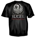 Ruger Metal Logo Mens T-shirt-large