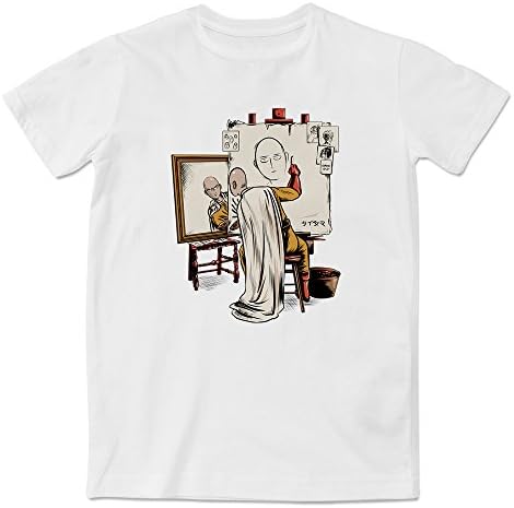 Apexshell Men's and Women's Modal&Cotton Graphic T-Shirt, Self Portrait Short Tees