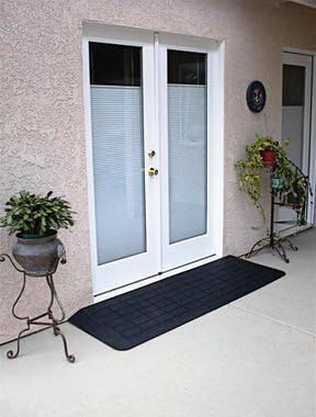 Slate Rubber Threshold Size: 18" H x 50" W x 2" D