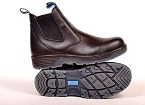 Blue Tongue Boots (BTGBTST11) Black 6" Slip On Boot, Size 11