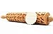 Wooden Laser Engraved Rolling Pin with Cats Pattern for Embossed Cookies