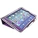 iPad Mini Case, i-Blason Apple iPad Mini 3 Case [2014 Release with Touch ID] Compatible with iPad Mini / iPad Mini with Retina Display Auto Wake / Sleep Smart Cover Leather Case (Purple)