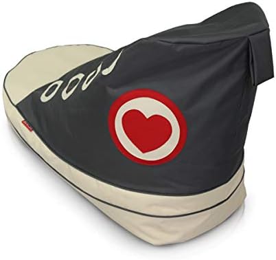 Stylish Shoe Boot Bean Bag/Seat (sneaker style) bean bag (Dark Gray)