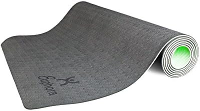 Non Slip Yoga Mat - Longer And Wider Than Other Exercise Mats - 4MM Thick High Density Padding To Avoid Sore Knees During Pilates, Stretching &amp; Toning Workouts - For Men &amp; Women - By Euphora