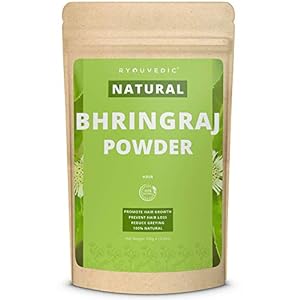 Premium-Bhringraj-Powder-by-Ryouvedic-Natural-Hair-Growth-Mask-For-Men-Women-Restore-Promote-Thicker-Fuller-Softer-Longer-Hair-Treat-Hair-Loss-Premature-Greying-Dry-Thinning-100g Bhringraj Powder by Ryouvedic® | Natural Hair Growth Mask For Men & Women | Restore & Promote Thicker, Fuller, Softer…