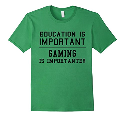 Men s funny gaming gamer girl boy t-shirt education is …