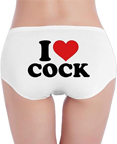Sister Home I Love Cock Women's Underwear Soft Low Waist Panties Bikini