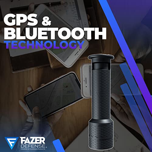 FAZER DEFENSE Ultimate Pepper Spray Military Grade Alarm, Blinding LED Light, GPS Tracker, UV