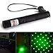 Molesunny Green Light Pointer High Power Visible Beam with Adjustable Focus for Hunting Hiking Mini Flashlight Interactive Light Entertain and Train Your Cat Kitten Dog Pet