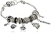 Amazon Collection Silver-Tone Cats Rule Charm Bracelet