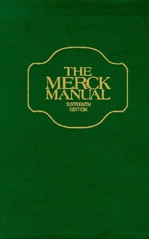 The Merck Manual of Diagnosis and Therapy, 16th Edition Hardcover – 1 Jan. 1864