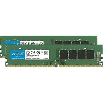 Crucial 16GB Kit (8GBx2) DDR4 2400 MT/s (PC4-19200) SR x8 DIMM 288-Pin Memory - CT2K8G4DFS824A