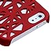 niceeshop(TM) Red Bird Nest Rear Hard Case Cover for iPhone 5 5S + Screen Protector