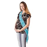Mother To Be Colorful Satin Sash Hearts for Baby Shower Future Expecting Mom Accessory and Decorations Gift by Super Z Outlet (Turquoise)