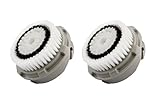 Sonimart Compatible Replacement Facial Cleansing Brush Heads (2-Pack), designed for Normal Skin, fits Mia, Mia2, Mia3 (Aria), SMART Profile, Alpha Fit, Pro, Plus and Radiance Cleansing Systems