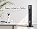 Aikoper Tower Fan, Oscillating Fan with Quiet Cooling 3 Wing Mode, 3 Speed and Remote Control, up to 7h Timer, LED Display, Low Noise Whole Room Floor Fan, 36-Inch, Black