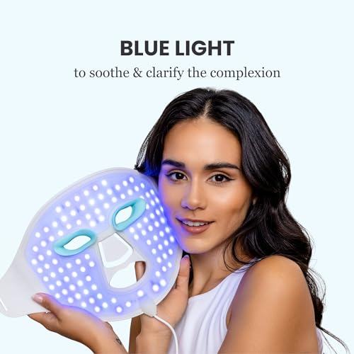 Pure Daily Care Luma Mask PRO l Soft Silicone LED Masks for Face, Neck