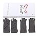 HUAD 2 Pairs Arthritis Compression Gloves Relieve Pain from Rheumatoid RSI Carpal Tunnel Joint Fingerless Gloves for Women and Men