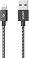 Anker 3ft Nylon Braided USB Cable with Lightning Connector [Apple MFi Certified] for iPhone 6 / 6 Plus /7, iPad Air 2 and More