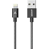 Anker 3ft Nylon Braided USB Cable with Lightning Connector [Apple MFi Certified] for iPhone 6 / 6 Plus /7, iPad Air 2 and More