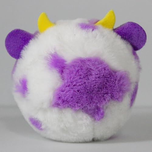 Beanie Bouncers - Daisy la Mucca Viola con gli Occhioni Azzurri, Teneri Animaletti Rimbalzanti tutti da collezionare, T83059
