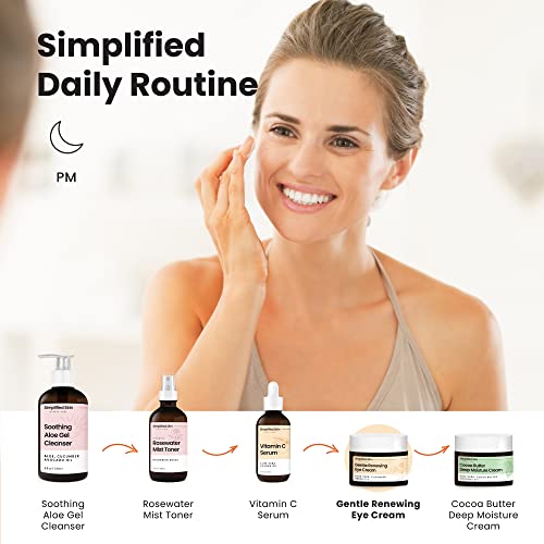 Simplified Skin AntiAging Eye Cream for Dark Circles,Wrinkles,Bags