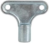fiXte 2pk Radiator Bleed Keys 5mm Square Zinc Alloy Plumbing Heating Tool view 2