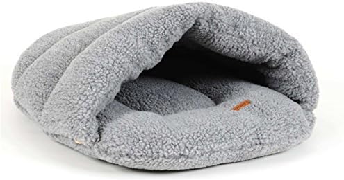 Fundodo Washable Pet Self-Warming Sleeping Bag Snuggle Sack Bed Cuddly Cave for Cats Hamster and Small Dogs