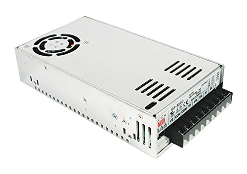 Mean Well QP-320D Enclosed Switching AC-to-DC Power Supply, Quad Output, 316W, 4A, 2.0