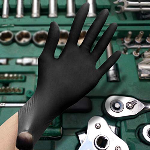 Latex Free Industrial Disposable Gloves, Textured, Powder-Free, Large Medical Examination Glove, Box of 100