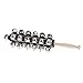 Andoer Jingles Ball Little Hand Held Bell Stick Rainbow Percussion Musical Toy (Type 1)