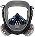Full Face Organic Vapor Respirator,Professional Respiratory Mask with Double Activated Air Filter,Widely Used in Organic Gas,Paint spary, Chemical,Woodworking,Dust Protections,etc