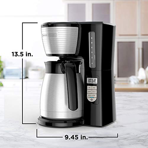 Thermal Coffee Black And Decker Coffee Maker Cleaning BLACK+DECKER