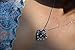 Vintage Romantic Victorian Lavender Purple Violet Stone Crystal Heart Silver-Tone Chain Necklace Pendant Jewelry Gift