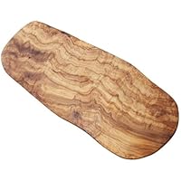 Naturally Med Olive Wood Cutting Board/Cheese Board, 19.5", Large