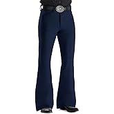 EVEDESIGN Mens Bell Bottom Pants 70s Disco Outfits for Men Vintage Breathable pants