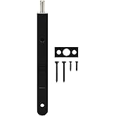 Nuk3y Heavy Duty 7-Inch Solid Brass Flush Bolt (Matte Black)