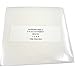 Cut Away Stabilizer White 2.0 oz 100 Precut Sheets 7.5 inch x 8 inch. SuperStable Embroidery Stabilizer Backing