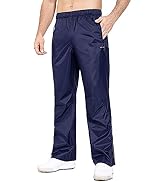 BALEAF Men's Golf Rain Pants Zip Legs 