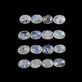 Rainbow Moonstone Cab Approximately 10.00 Carat Oval 6x4mm (315)