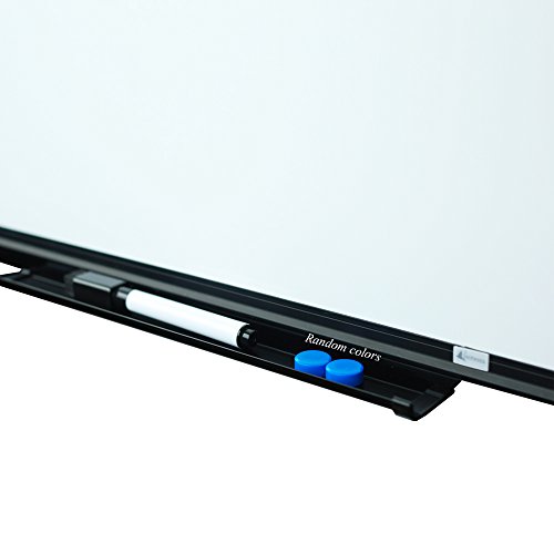 Lockways Dry Erase Board Cork Bulletin Board Combination,36 x 24 Inch Combo Board, Black Aluminium Frame