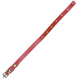 Furacão Pet Coleira de Sola Forrada , Cães, Vermelho, N5 (cores sortidas)