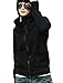 Naggoo Juniors' Thumb Holes Funnel Neck Zip up Fleece Hoodie Jacket