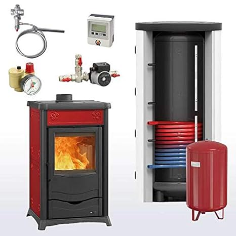 La Nordica Termonathalie Dsa Water Heating Stove Complete Set